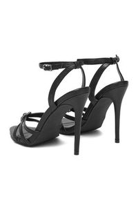 DeeZee Sandały SWEETIE BLACK PU Czarny. Kolor: czarny. Materiał: skóra #7