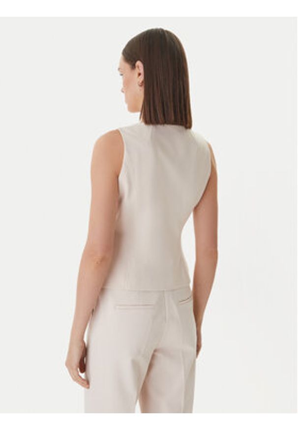 Guess Kamizelka W6GH49 W1895 Beżowy Slim Fit. Kolor: beżowy. Materiał: wiskoza, syntetyk