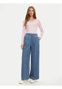 United Colors of Benetton - United Colors Of Benetton Bluzka 3GA2E4245 Różowy Regular Fit. Kolor: różowy. Materiał: bawełna
