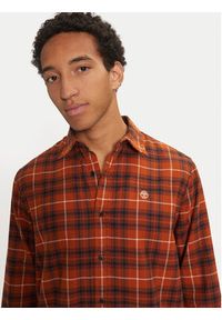 Timberland Koszula TB0A6V7EEHG1 Pomarańczowy Regular Fit. Kolor: pomarańczowy. Materiał: bawełna #5