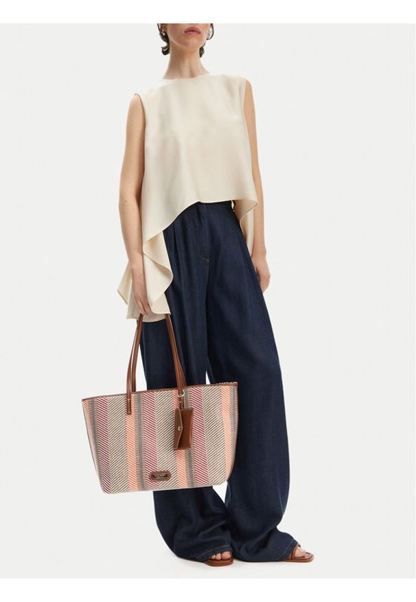 Nine West Torebka Lilla3 Brązowy. Kolor: brązowy