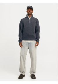 Jack & Jones - Jack&Jones Sweter Ollie 12241817 Szary Relaxed Fit. Kolor: szary. Materiał: syntetyk