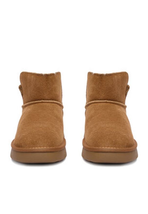 Lasocki Śniegowce CEO-HJF241211-5 Beżowy. Kolor: beżowy. Materiał: skóra, zamsz