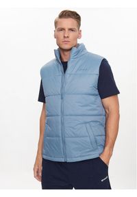 Sprandi Bezrękawnik SP3-KAM002 Niebieski Regular Fit. Kolor: niebieski. Materiał: syntetyk. Długość rękawa: bez rękawów