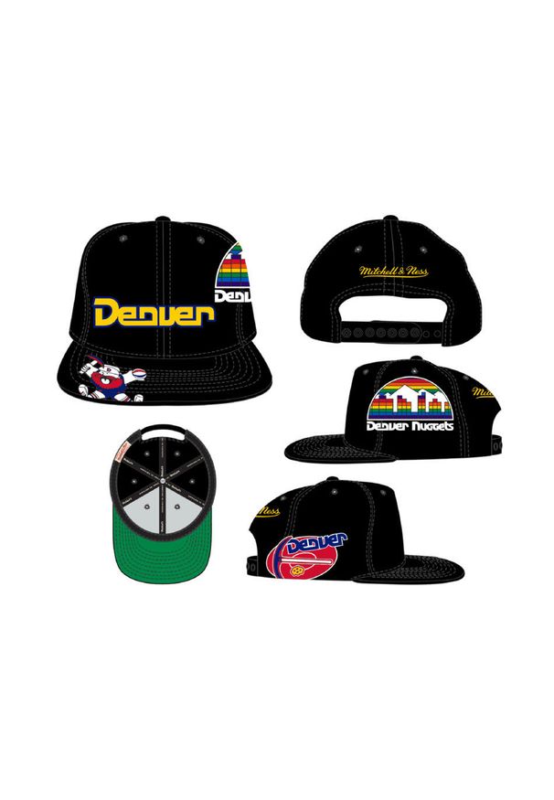 Czapka typu snapback Mitchell & Ness Denver Nuggets. Kolor: czarny