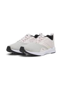 Buty do biegania dla dorosłych Puma Nrgy Comet Galaxy. Zapięcie: sznurówki. Kolor: biały, wielokolorowy, szary. Materiał: materiał, syntetyk, tkanina. Szerokość cholewki: normalna