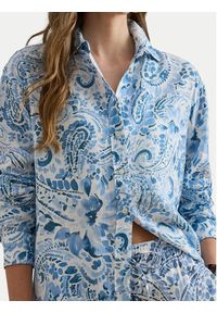 Lauren Ralph Lauren - LAUREN RALPH LAUREN Koszula 200P08926001 Niebieski jasny Relaxed Fit. Kolor: niebieski. Materiał: len #4