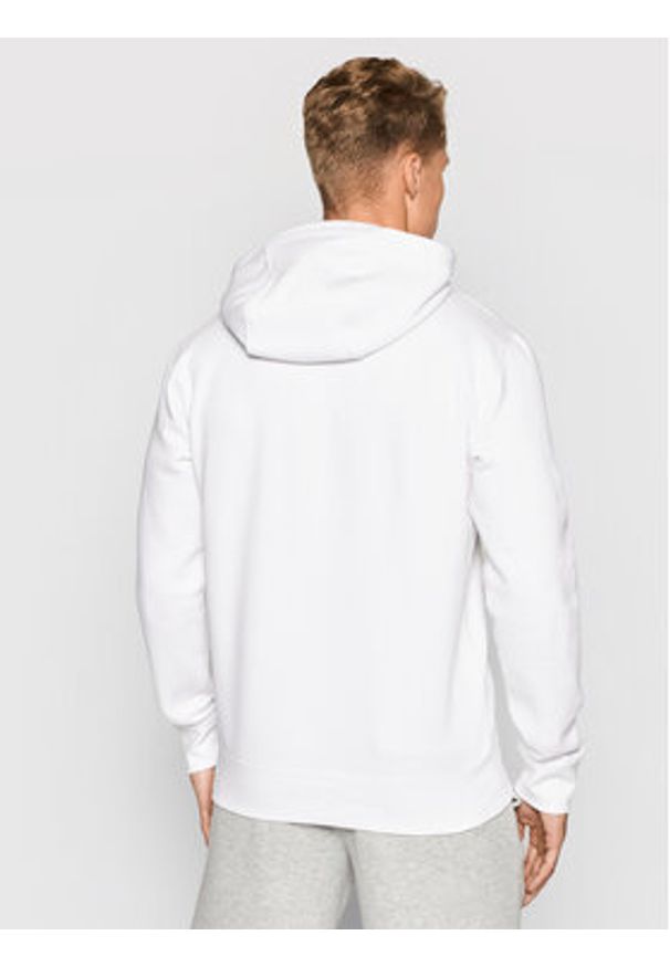 Tommy Jeans Bluza Tjm Fleece Hoodie DM0DM09593 Biały Regular Fit. Kolor: biały. Materiał: syntetyk, bawełna