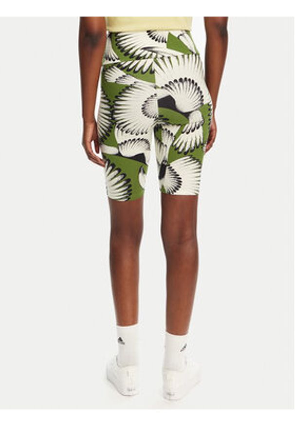 Adidas - adidas Kolarki FARM JD6286 Zielony Slim Fit. Kolor: zielony. Materiał: bawełna