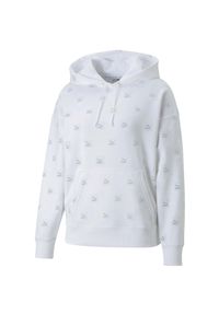 Bluza damska Puma Brand Love AOP Hoodie FL. Kolor: biały