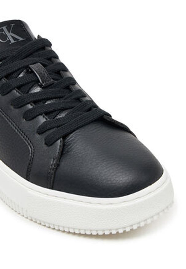 Calvin Klein Jeans Sneakersy Chunky Cupsole Low Mg YW0YW01769 Czarny. Kolor: czarny. Materiał: skóra