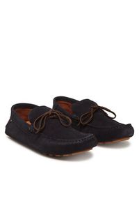 TOMMY HILFIGER - Tommy Hilfiger Mokasyny Hilfiger Folded Suede Driver FM0FM05385 Granatowy. Kolor: niebieski. Materiał: skóra, zamsz #3