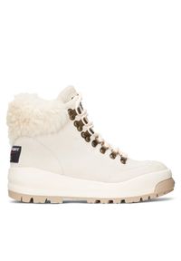 Polo Ralph Lauren Botki 804917245001 Écru. Materiał: skóra, zamsz