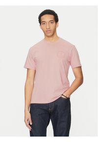 Just Cavalli T-Shirt 78OAHT01 Różowy Regular Fit. Kolor: różowy. Materiał: bawełna #1