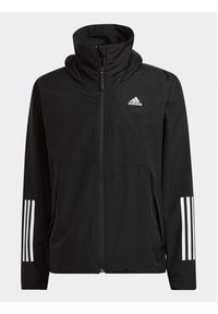 Adidas - adidas Kurtka przejściowa BSC 3-Stripes RAIN.RDY H65773 Czarny Regular Fit. Kolor: czarny. Materiał: syntetyk #2