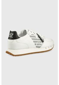EA7 Emporio Armani sneakersy X8X114.XK270.D611 kolor biały. Nosek buta: okrągły. Zapięcie: sznurówki. Kolor: biały. Materiał: guma #2