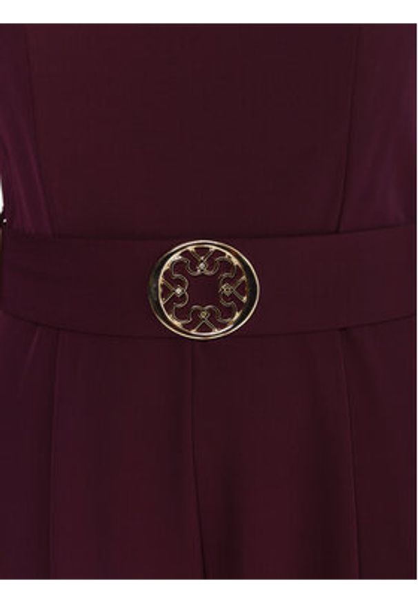 Rinascimento Kombinezon CFC0125317003 Bordowy Regular Fit. Kolor: czerwony. Materiał: syntetyk