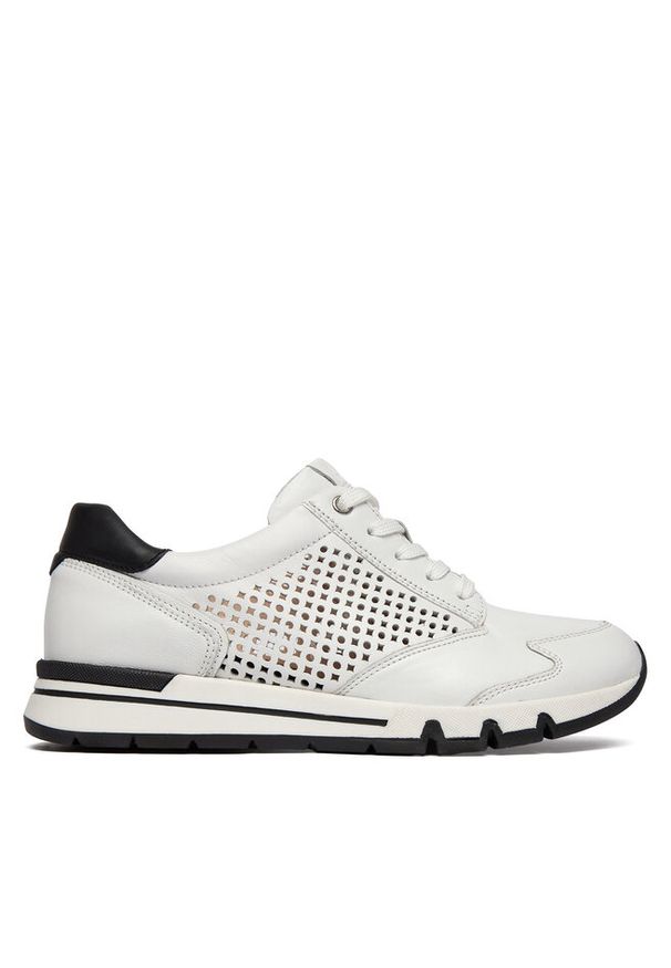 Sneakersy Caprice. Kolor: biały