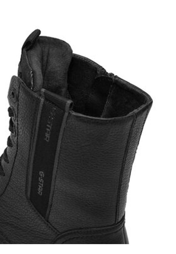 G-Star RAW - G-Star Raw Trzewiki CEO-WI23-LADIES-02 Czarny. Kolor: czarny. Materiał: skóra