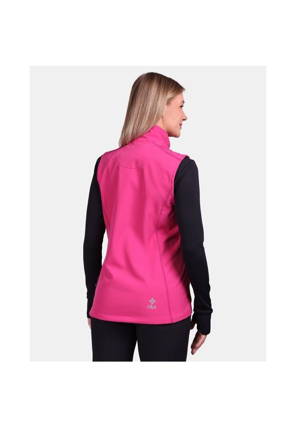 Kamizelka damska Kilpi Soil. Kolor: różowy. Materiał: softshell, materiał. Sport: turystyka piesza