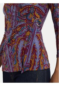 Lauren Ralph Lauren Bluzka 200940519001 Kolorowy Regular Fit. Materiał: syntetyk. Wzór: kolorowy #5