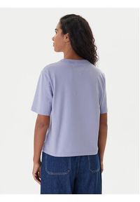 Tommy Jeans T-Shirt Badge DW0DW22202 Niebieski Boxy Fit. Kolor: niebieski. Materiał: bawełna #2
