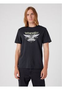 Wrangler T-Shirt Americana W70PEEXV6 112331869 Szary Regular Fit. Kolor: szary. Materiał: bawełna