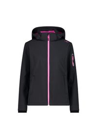 Kurtka damska turystyczna CMP 39A5006. Kolor: niebieski. Materiał: softshell. Sport: turystyka piesza #1
