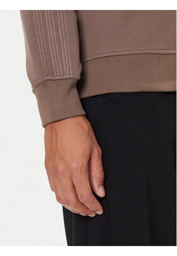 Adidas - adidas Bluza Premium Essentials JW1058 Brązowy Loose Fit. Kolor: brązowy. Materiał: bawełna