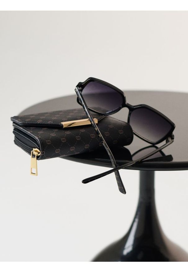 Sinsay - Mały portfel w monogram - wielobarwny