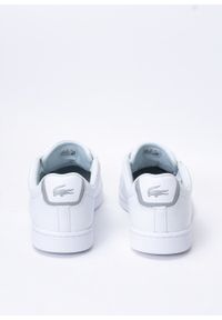 Sneakersy męskie białe Lacoste Carnaby BL21 SMA WHT. Kolor: biały. Materiał: dzianina. Sezon: lato. Sport: bieganie #3