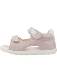 Sandały Geox Model B Sandal Macchia Gir Kolor Rose. Kolor: różowy. Materiał: skóra