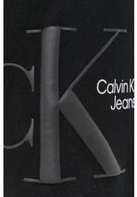 Calvin Klein Jeans szorty bawełniane męskie kolor czarny. Kolor: czarny. Materiał: bawełna