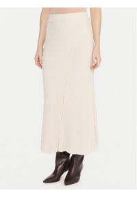 Kontatto Spódnica maxi 3M0955C Écru Regular Fit. Materiał: syntetyk
