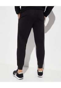 Ralph Lauren - RALPH LAUREN - Czarne spodnie dresowe z logo. Kolor: czarny. Materiał: dresówka #2