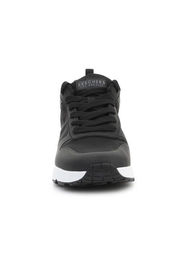 skechers - Buty do chodzenia męskie Skechers Uno Sol. Zapięcie: sznurówki. Kolor: czarny. Materiał: guma, materiał, tkanina, syntetyk. Szerokość cholewki: normalna. Sport: turystyka piesza