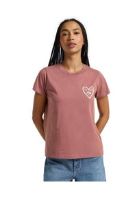 Lee - DAMSKA KOSZULKA LEE SMALL LOGO TEE HENNA 112363636 #1