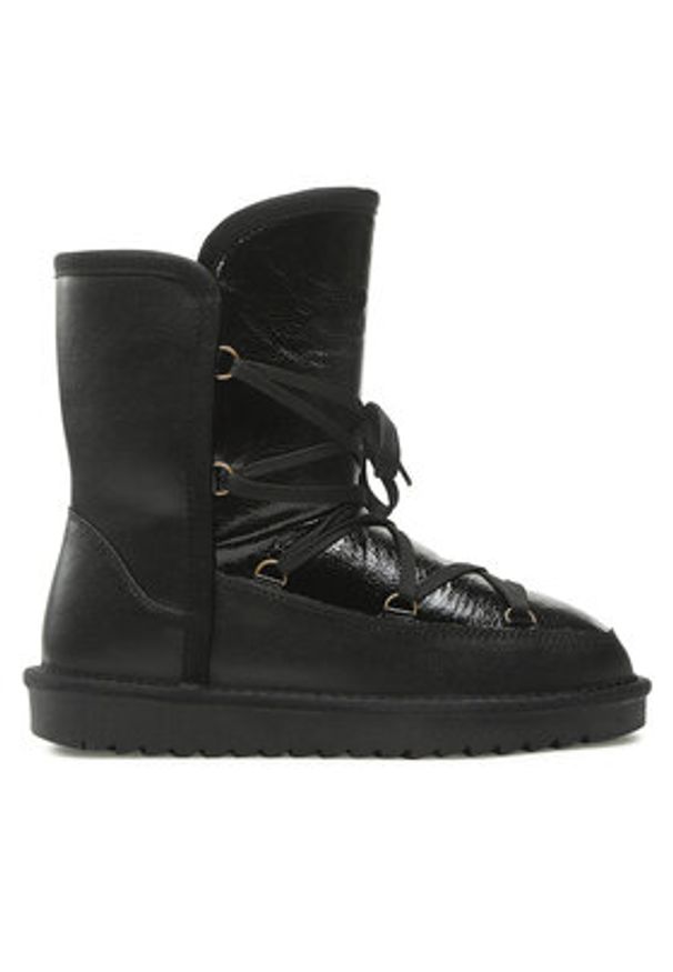 Lasocki Botki WFA1634-11Z Czarny. Kolor: czarny. Materiał: skóra