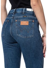 Wrangler - WRANGLER RETRO-STRAIGHT DAMSKIE SPODNIE JEANSOWE DEEP OCEAN W238WB86X. Styl: retro #8