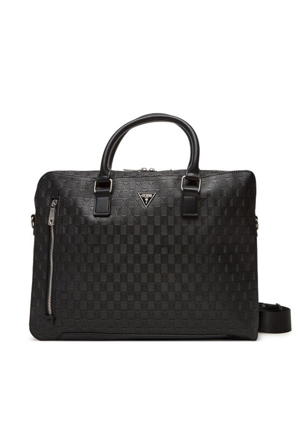 Guess Torba na laptopa HMTODE P5247 Czarny. Kolor: czarny. Materiał: skóra