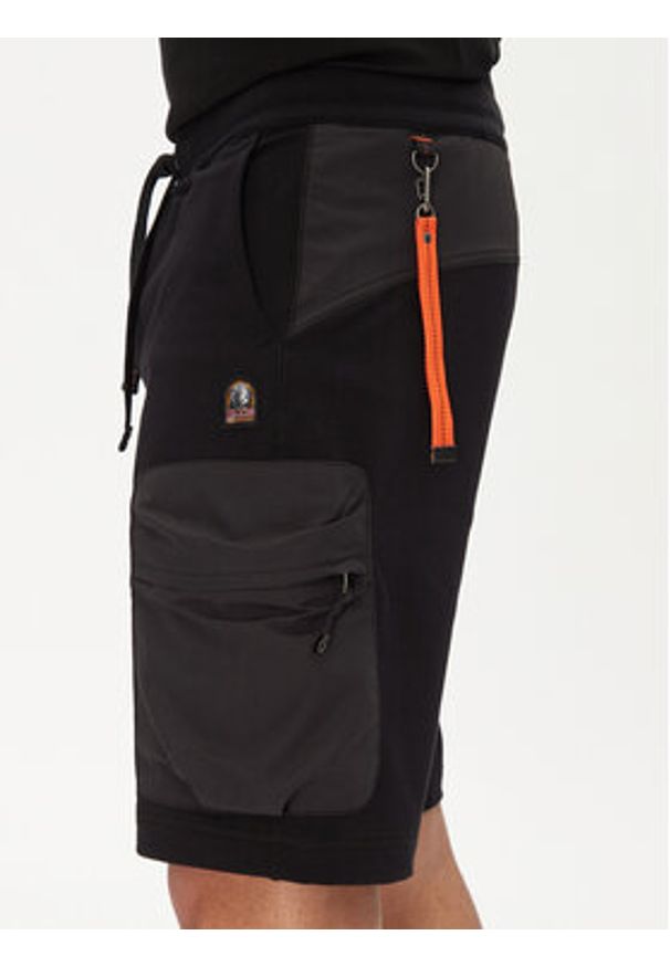 Parajumpers Szorty sportowe Irvine 25SMPMPARE06 Czarny Regular Fit. Kolor: czarny. Materiał: bawełna. Styl: sportowy