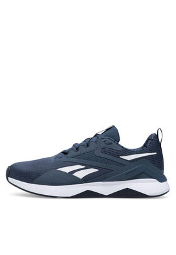 Reebok Buty na siłownię Nanoflex Tr 2 100074538 Granatowy. Kolor: niebieski. Materiał: materiał. Sport: fitness