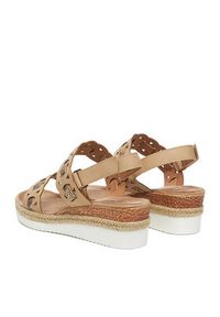Clara Barson Espadryle WS2189-52 Beżowy. Kolor: beżowy. Materiał: materiał #2