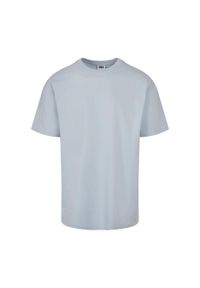 Urban Classics - Męska Podstawowa Koszulka Z Bawełny Organicznej. Kolor: niebieski. Materiał: bawełna. Sport: turystyka piesza #1