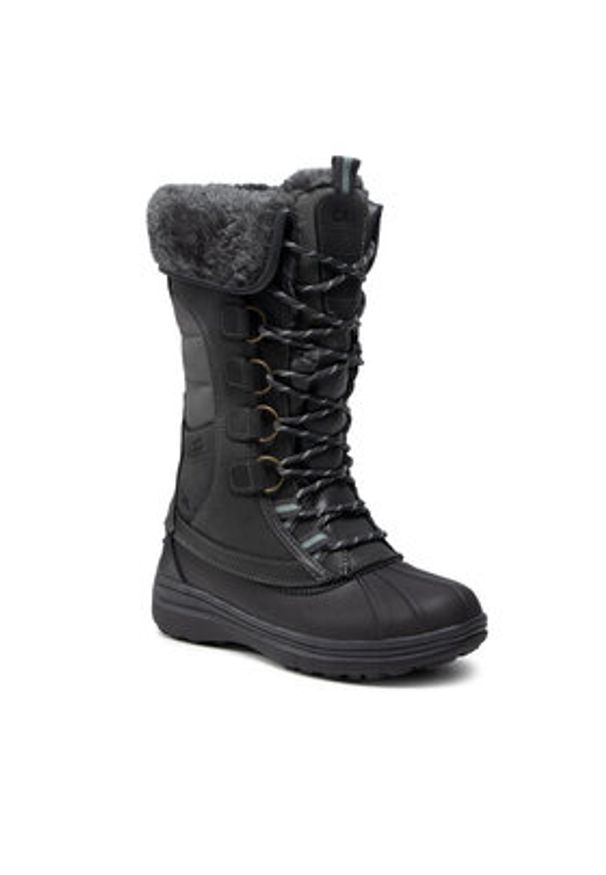 CMP Śniegowce Thalo Wmn Snow Boot Wp 30Q4616 Czarny. Kolor: czarny. Materiał: skóra
