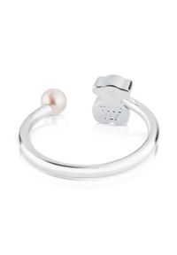 Tous pierścionek srebrny. Materiał: srebrne. Kolor: srebrny. Wzór: aplikacja #4