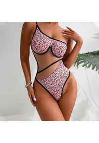 Intica - Body damskie z transparentnym klinem na wieczór i co dzień Sapna. Materiał: materiał #5