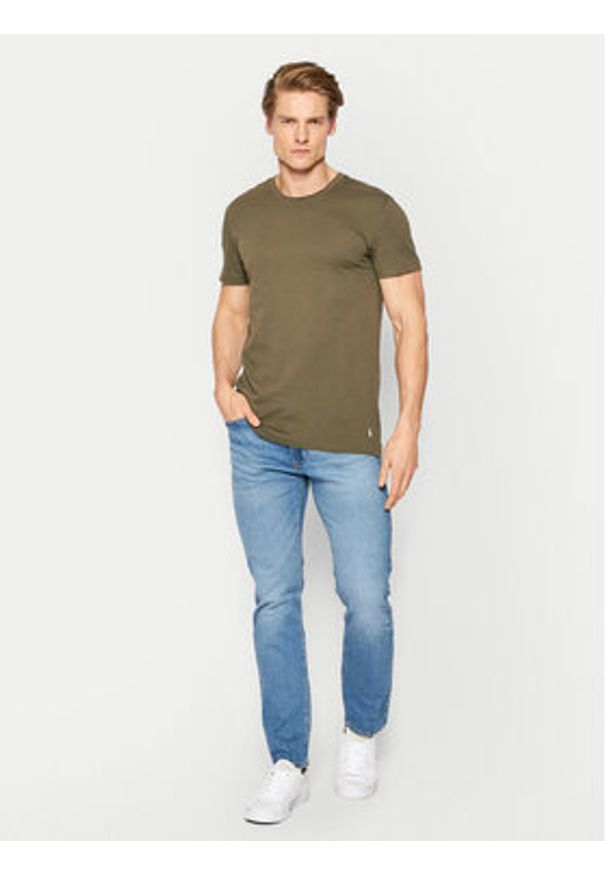 Polo Ralph Lauren Komplet t-shirtów 714830304013 Zielony Regular Fit. Typ kołnierza: polo. Kolor: zielony. Materiał: bawełna