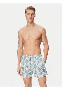 Emporio Armani Szorty kąpielowe EM000583 AF20447 F9045 Niebieski Regular Fit. Kolor: niebieski. Materiał: syntetyk #2