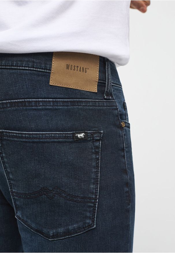 Mustang - Męskie Spodnie Jeansowe MUSTANG Frisco Skinny DENIM BLUE 1013613 5000 983